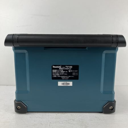 ЗЗ MAKITA マキタ 14.4v 18v 充電式ラジオ付テレビ アンテナ折れ ※バッテリー、充電器無し TV100 ブルー