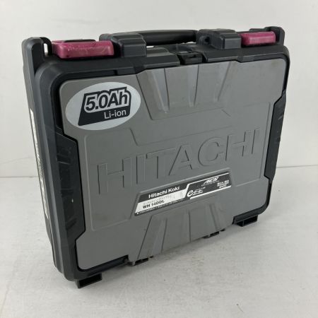 ЗЗ HITACHI 日立 14.4v インパクトドライバ バッテリーx2 充電器 ケース付 WH14DDL ブラック×ピンク