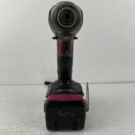 ЗЗ HITACHI 日立 14.4v インパクトドライバ バッテリーx2 充電器 ケース付 WH14DDL ブラック×ピンク