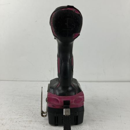 ЗЗ HITACHI 日立 14.4v インパクトドライバ バッテリーx2 充電器 ケース付 WH14DDL ブラック×ピンク