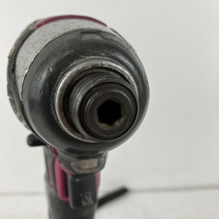 ЗЗ HITACHI 日立 14.4v インパクトドライバ バッテリーx2 充電器 ケース付 WH14DDL ブラック×ピンク