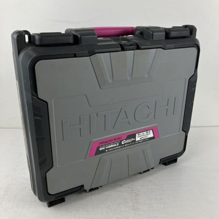 ЗЗ HITACHI 日立 14.4v インパクトドライバ バッテリーx2 充電器 ケース付 WH14DBAL2 ブラック×ピンク