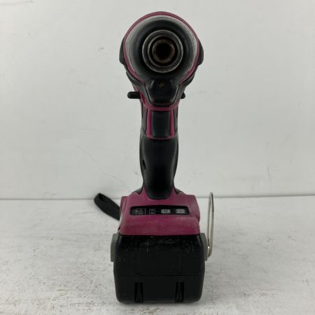 ЗЗ HITACHI 日立 14.4v インパクトドライバ バッテリーx2 充電器 ケース付 WH14DBAL2 ブラック×ピンク