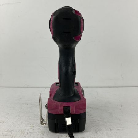 ЗЗ HITACHI 日立 14.4v インパクトドライバ バッテリーx2 充電器 ケース付 WH14DBAL2 ブラック×ピンク