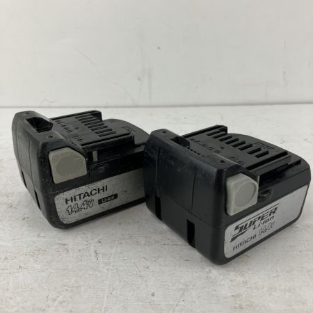 ЗЗ HITACHI 日立 14.4v インパクトドライバ バッテリーx2 充電器 ケース付 WH14DBAL2 ブラック×ピンク