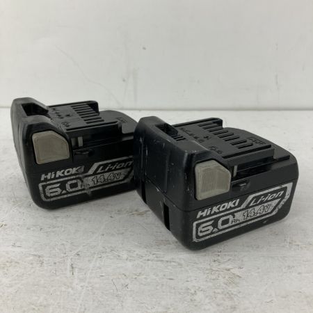 ЗЗ HiKOKI ハイコーキ 14.4v インパクトドライバ バッテリーx2 充電器 ケース付 WH14DDL2 ブラック×グリーン