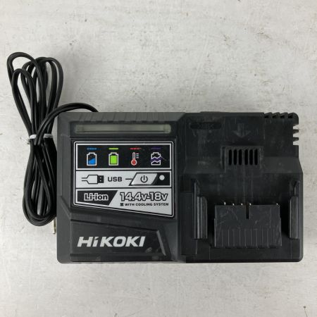 ЗЗ HiKOKI ハイコーキ 14.4v インパクトドライバ バッテリーx2 充電器 ケース付 WH14DDL2 ブラック×グリーン