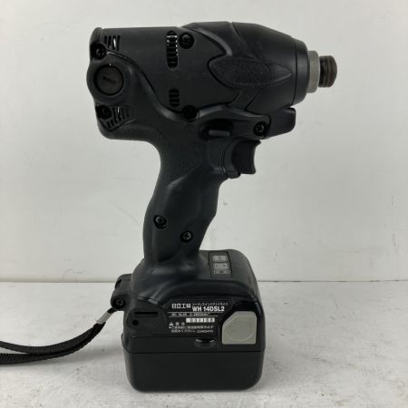 ЗЗ HITACHI 日立 14.4v インパクトドライバ バッテリーx1 充電器 ケース付 WH14DSL2 ブラック