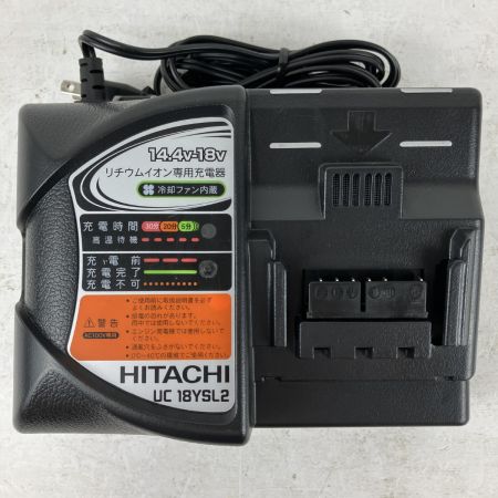 ЗЗ HITACHI 日立 14.4v インパクトドライバ バッテリーx1 充電器 ケース付 WH14DSL2 ブラック