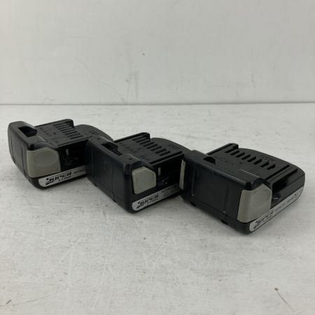 ЗЗ HITACHI 日立 14.4v インパクトドライバ バッテリーx3 充電器 ケース付 FWH14DSL ブラック×バイオレット