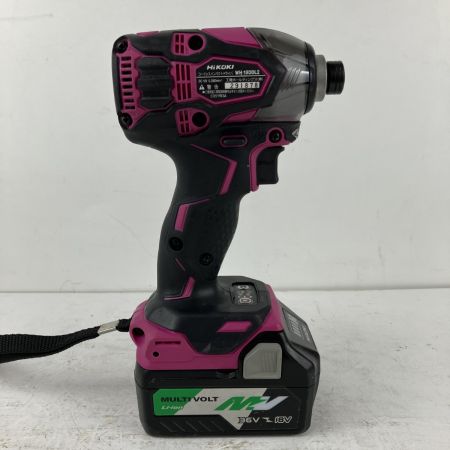 ЗЗ HiKOKI ハイコーキ 18v インパクトドライバ バッテリーx2 充電器 ケース付 WH18DDL2 ショッキングピンク
