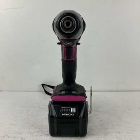 ЗЗ HiKOKI ハイコーキ 18v インパクトドライバ バッテリーx2 充電器 ケース付 WH18DDL2 ショッキングピンク