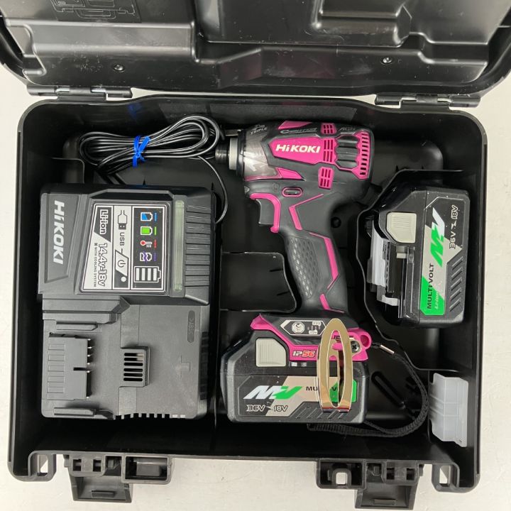 ЗЗ HiKOKI ハイコーキ 18v インパクトドライバ バッテリーx2 充電器 