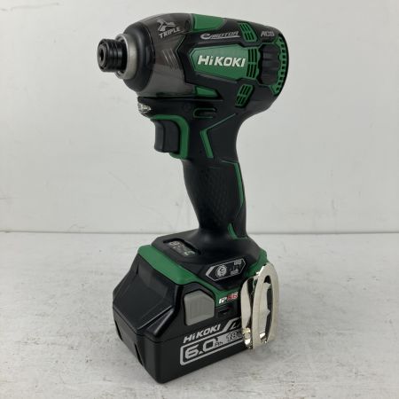 ЗЗ HiKOKI ハイコーキ 18v インパクトドライバ バッテリーx2 充電器 ケース付 WH18DDL2 グリーン