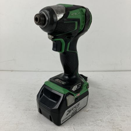 ЗЗ HITACHI 日立 18v インパクトドライバ バッテリーx2 充電器 ケース付 WH18DDL グリーン