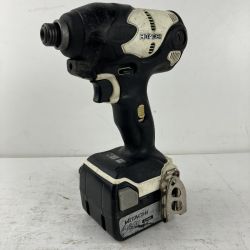 ЗЗ HITACHI 日立 14.4v インパクトドライバ バッテリーx1 ※充電器無し WH14DSL ホワイトxブラック Cランク