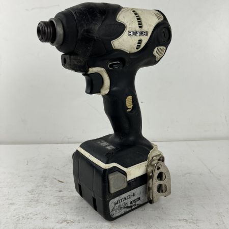 ЗЗ HITACHI 日立 14.4v インパクトドライバ バッテリーx1 ※充電器無し WH14DSL ホワイトxブラック