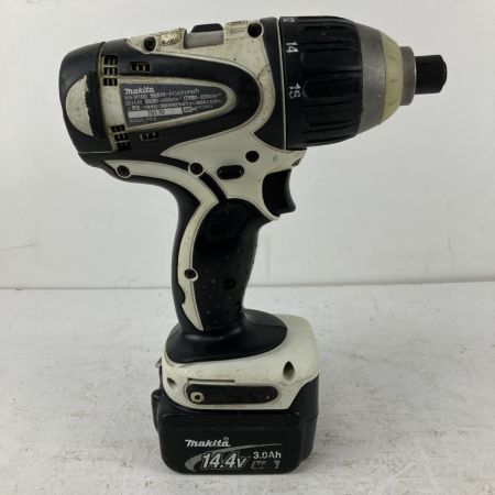 ЗЗ MAKITA マキタ 14.4v インパクトドライバ バッテリーx1 充電器 ケース付 TP130D ホワイトｘブラック