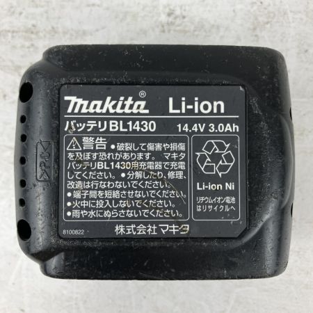 ЗЗ MAKITA マキタ 14.4v インパクトドライバ バッテリーx1 充電器 ケース付 TP130D ホワイトｘブラック