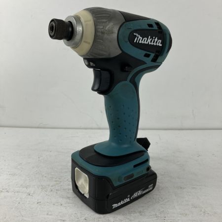 ЗЗ MAKITA マキタ 14.4v インパクトドライバ バッテリーx2 充電器 ケース付 TD135D ブルー