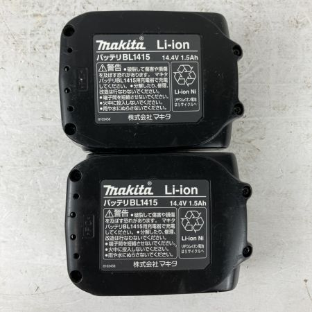 ЗЗ MAKITA マキタ 14.4v インパクトドライバ バッテリーx2 充電器 ケース付 TD135D ブルー