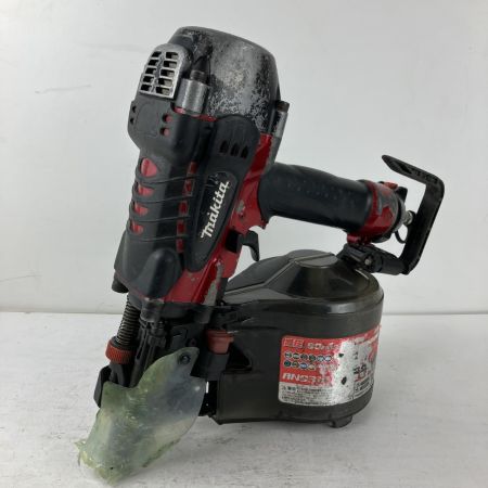 ЗЗ MAKITA マキタ 90mm 高圧 エア釘打ち機 ケース付 AN931H レッド×ブラック