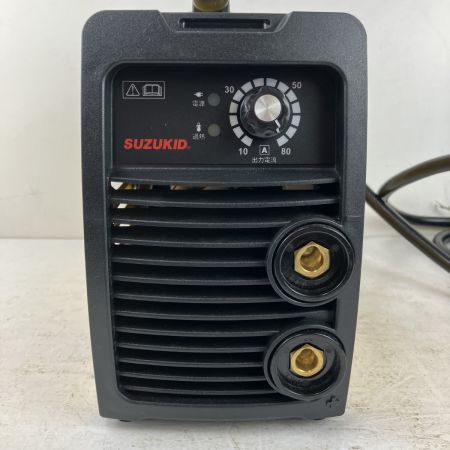 ЗЗ SUZUKID 100v 直流インバータ溶接機 取説 箱付 STK-80 イエロー
