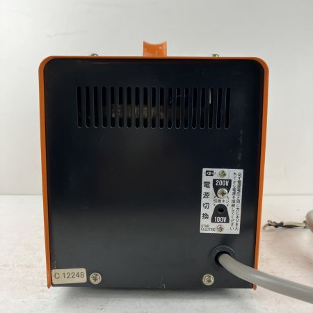 ЗЗ SUZUKID 100v/200v 昇圧・降圧兼用ポータブル変圧器 トランスター プラアップ STX-01 オレンジ