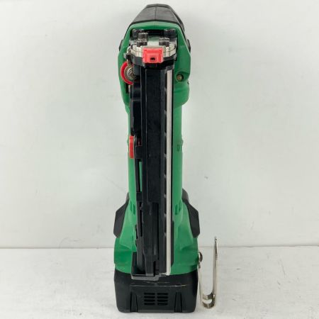 ЗЗ HITACHI 日立 18v 35mm コードレスピン釘打機 バッテリー×2 ケース付 ※充電器なし NP18DSAL グリーン