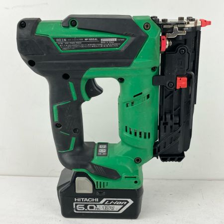 ЗЗ HITACHI 日立 18v 35mm コードレスピン釘打機 バッテリー×2 ケース付 ※充電器なし NP18DSAL グリーン