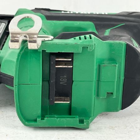 ЗЗ HITACHI 日立 18v 35mm コードレスピン釘打機 バッテリー×2 ケース付 ※充電器なし NP18DSAL グリーン