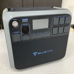 ЗЗ BLUETTI 100v-120v 2000Wh ポータブル電源 アダプタ 取説付 AC200P ブラック×グレー Bランク