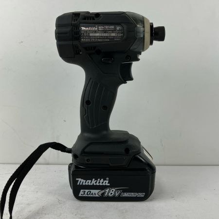 ЗЗ MAKITA マキタ 18V 充電式インパクトドライバ バッテリ1個・充電器・ケース付 TD149D ブラック