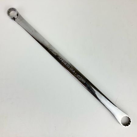 ЗЗ Snap-on スナップオン 17/19mm ロングストレートメガネレンチ 本体のみ XDHFM1719 シルバー