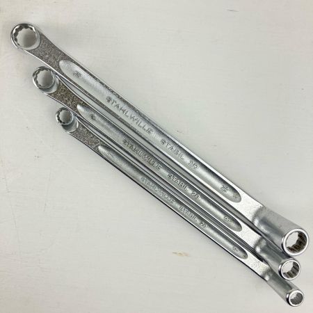 ЗЗ STAHLWILLE スタビレー 6-11mm 75°オフセットメガネレンチ 3本組 本体のみ STABIL20 シルバー
