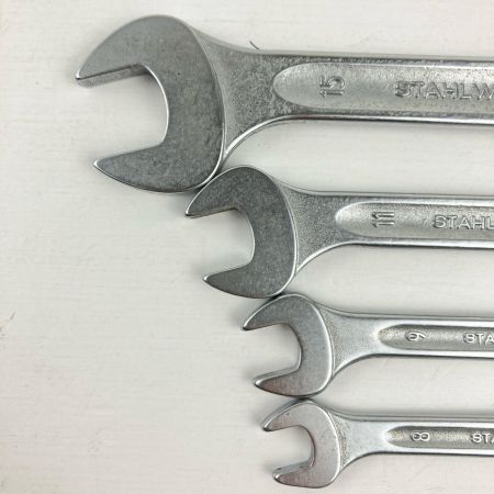 ЗЗ STAHLWILLE スタビレー 8/9/11/15ｍｍ コンビネーションレンチ 4本組 本体のみ OPENBOX13 シルバー