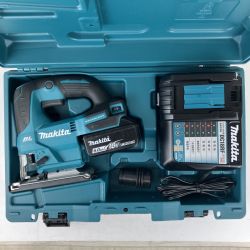 ЗЗ MAKITA マキタ 18v 充電式ジグソー バッテリーx1 充電器 ケース付 JV184D ブルー Aランク