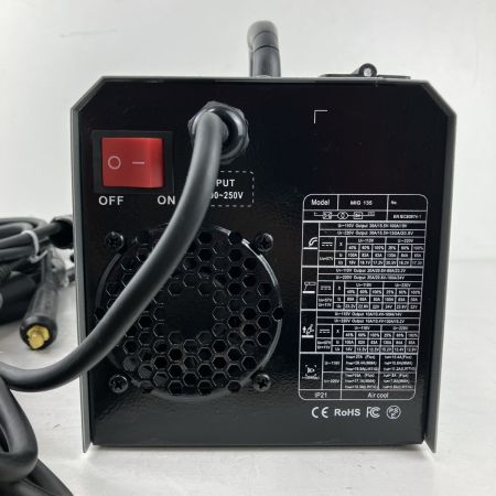 ЗЗ HARUKIKU 100v/200v兼用 ノンガス半自動溶接機 取説 変換アダプタ付 MIG135 シルバー