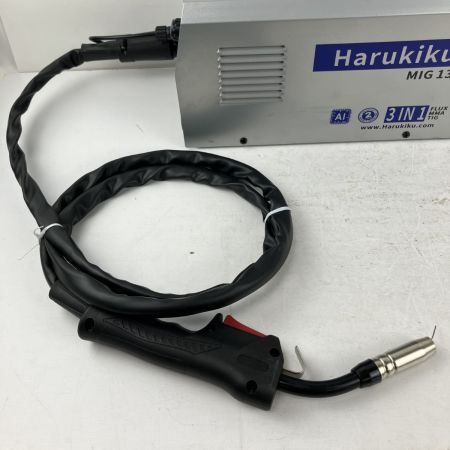 ЗЗ HARUKIKU 100v/200v兼用 ノンガス半自動溶接機 取説 変換アダプタ付 MIG135 シルバー