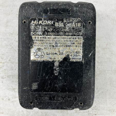 ЗЗ HiKOKI ハイコーキ 36V 28mm 充電式ハンマドリル バッテリーx1付 ※充電器無し DH3628DA ブラック