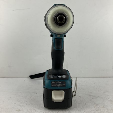 ЗЗ MAKITA マキタ 14.4v 充電式インパクトドライバ バッテリーx2 充電器 ケース付 TP131D ブルー