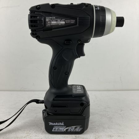 ЗЗ MAKITA マキタ 14.4v 充電式インパクトドライバ バッテリーx2 充電器 ケース付 TP131D ブルー