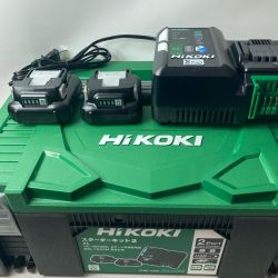 HiKOKI スターターキット2 UC18YDML(2L) ブラック バッテリー2個・充電器・ケース付 10.8v Sランク