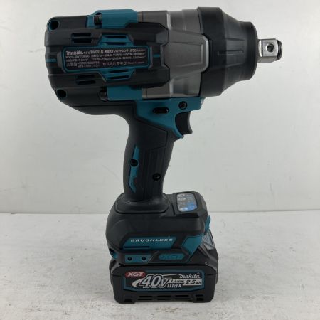 ЗЗ MAKITA マキタ 40v 19mm 充電式インパクトレンチ バッテリーx2 充電器 ケース付 TW001G ブルー