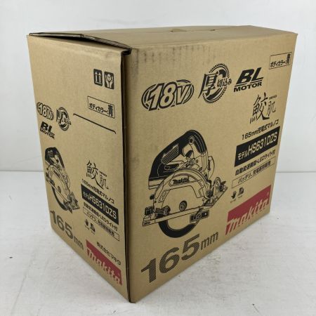 ЗЗ MAKITA マキタ 18v 165mm 丸のこ 鮫肌 ガイド 取説 箱付 ※バッテリー、充電器無し HS631D ブルー