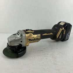 ЗЗ MAKITA マキタ 18v 100mm 充電式ディスクグラインダ バッテリーx1付 ※充電器無し GA404D ゴールド Cランク