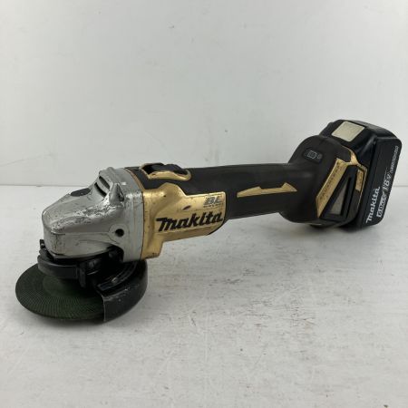 ЗЗ MAKITA マキタ 18v 100mm 充電式ディスクグラインダ バッテリーx1付 ※充電器無し GA404D ゴールド