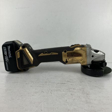 ЗЗ MAKITA マキタ 18v 100mm 充電式ディスクグラインダ バッテリーx1付 ※充電器無し GA404D ゴールド