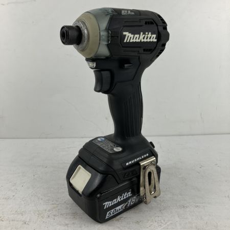 ЗЗ MAKITA マキタ 18v 充電式インパクトドライバ バッテリーx1付 ※充電器無し TD170D ブラック