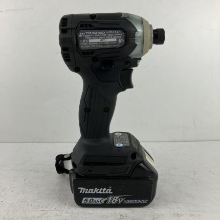 ЗЗ MAKITA マキタ 18v 充電式インパクトドライバ バッテリーx1付 ※充電器無し TD170D ブラック